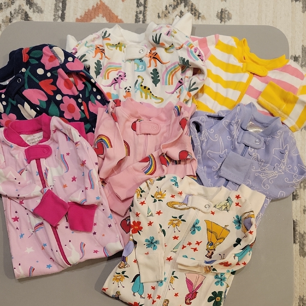 Hanna Andersson PJs: Set Of 7, 6-12 Mos